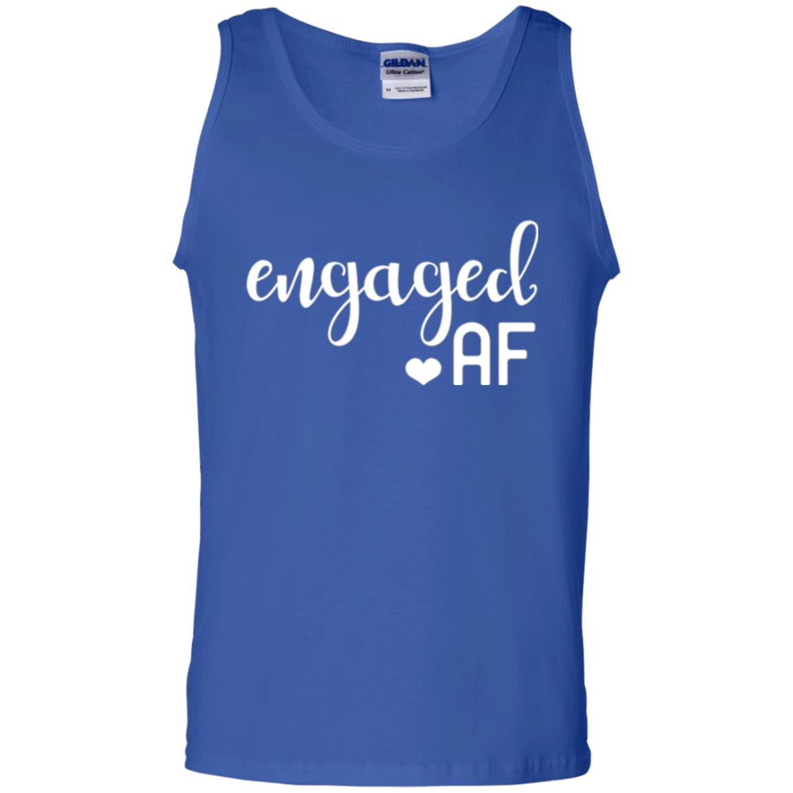 Fiance Engagement Party Womens Engaged Af T-shirt Royal