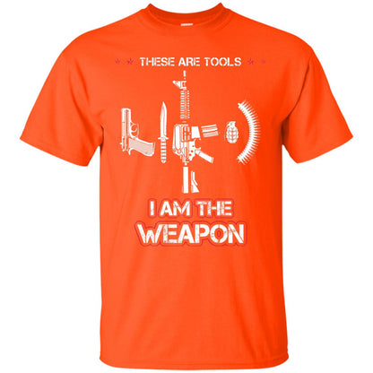 These Are Tools I Am The Weapon Shirt Orange