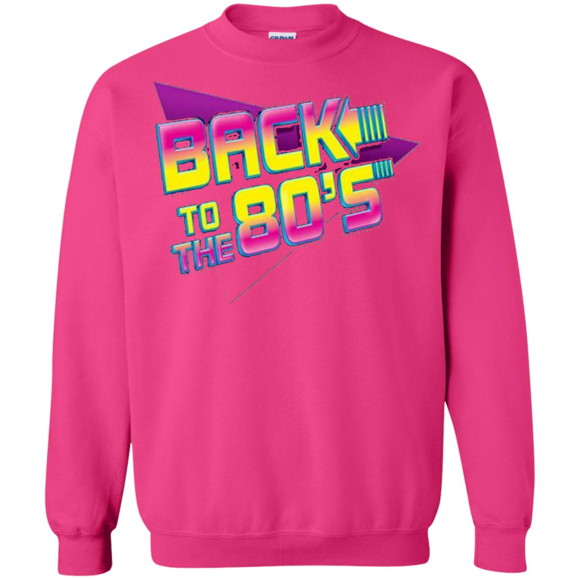 Back To The 80s Graphic Retro Novelty T-shirt Heliconia