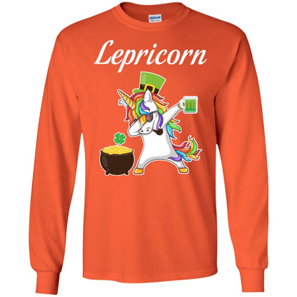 Lepricorn Saint Patrick's Day T-shirt Orange