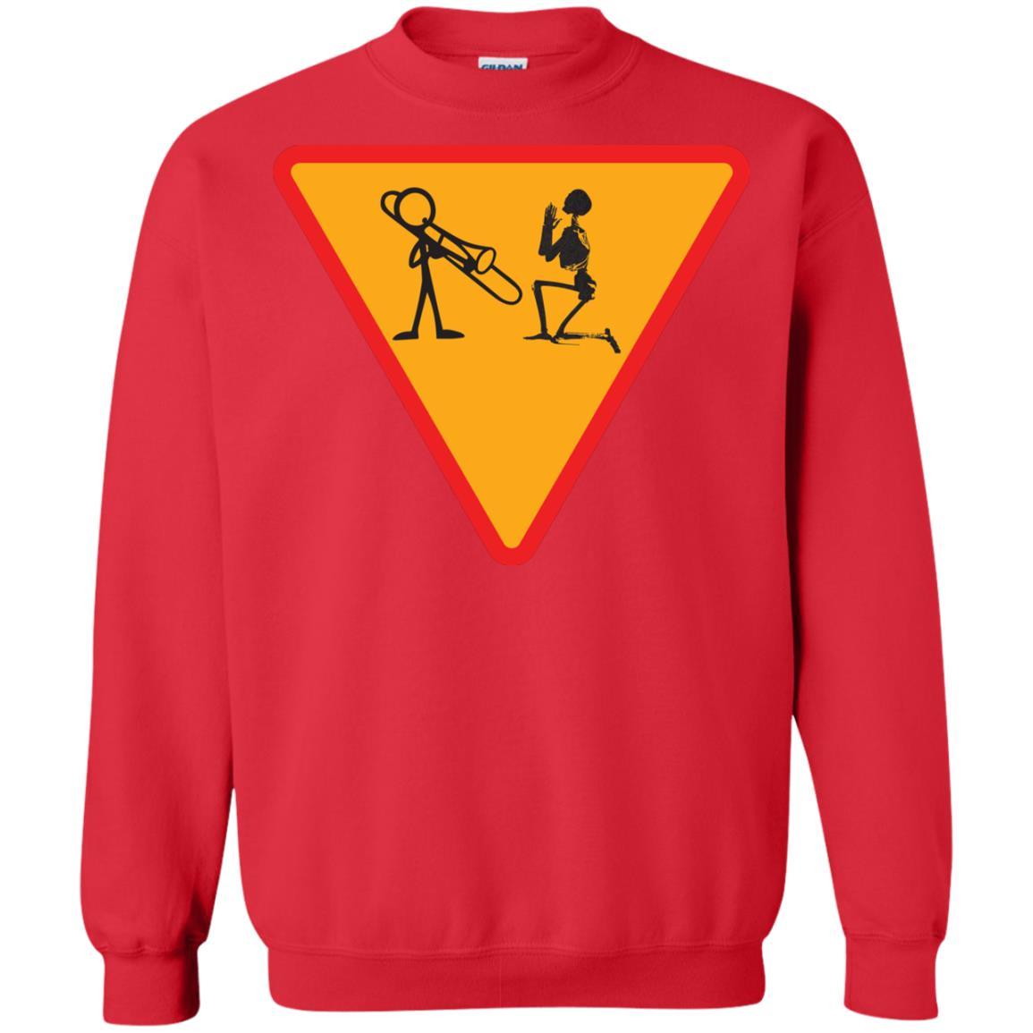Trombone Lovers T-Shirt Funny Trombone Red