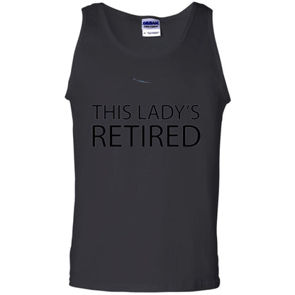 Retirement T-shirt This Lady Is Retired Black