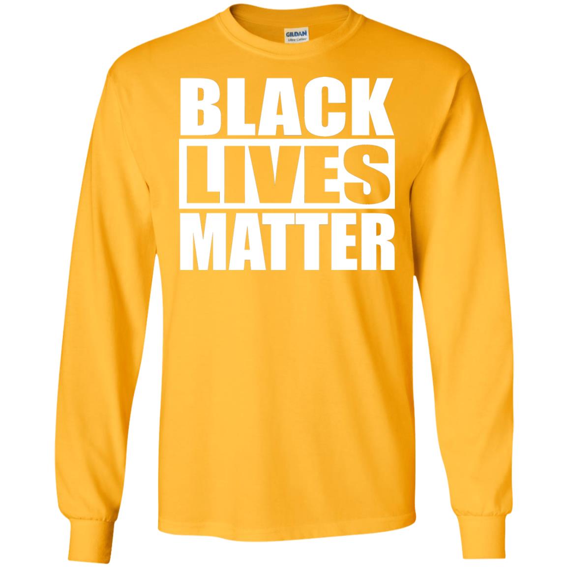 Black Live Matter Shirt Gold