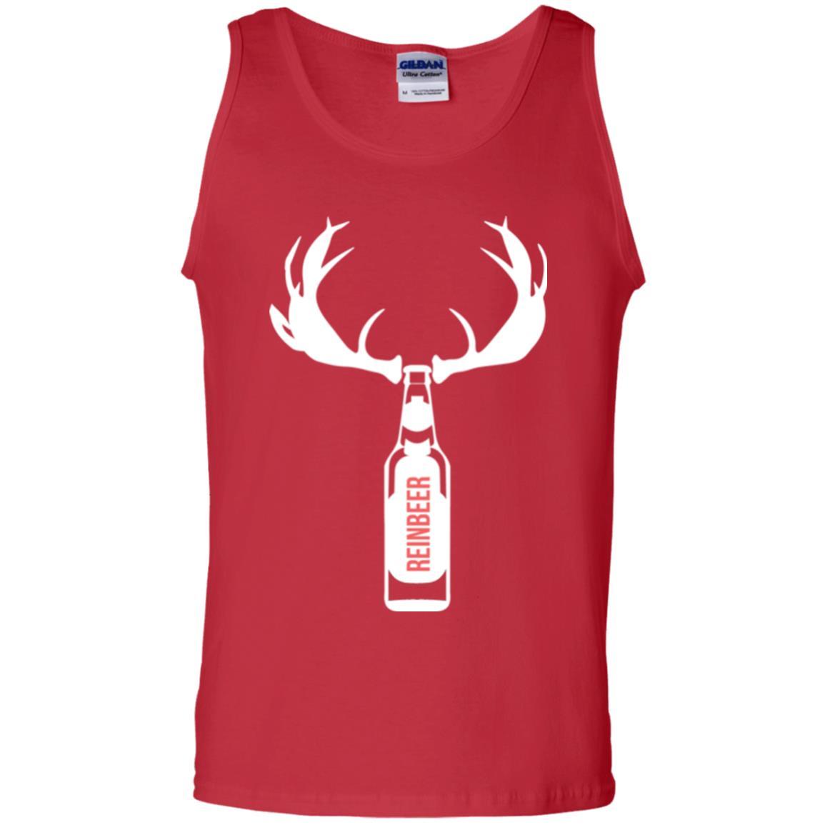 Christmas T-shirt Funny Christmas Reinbeer Red