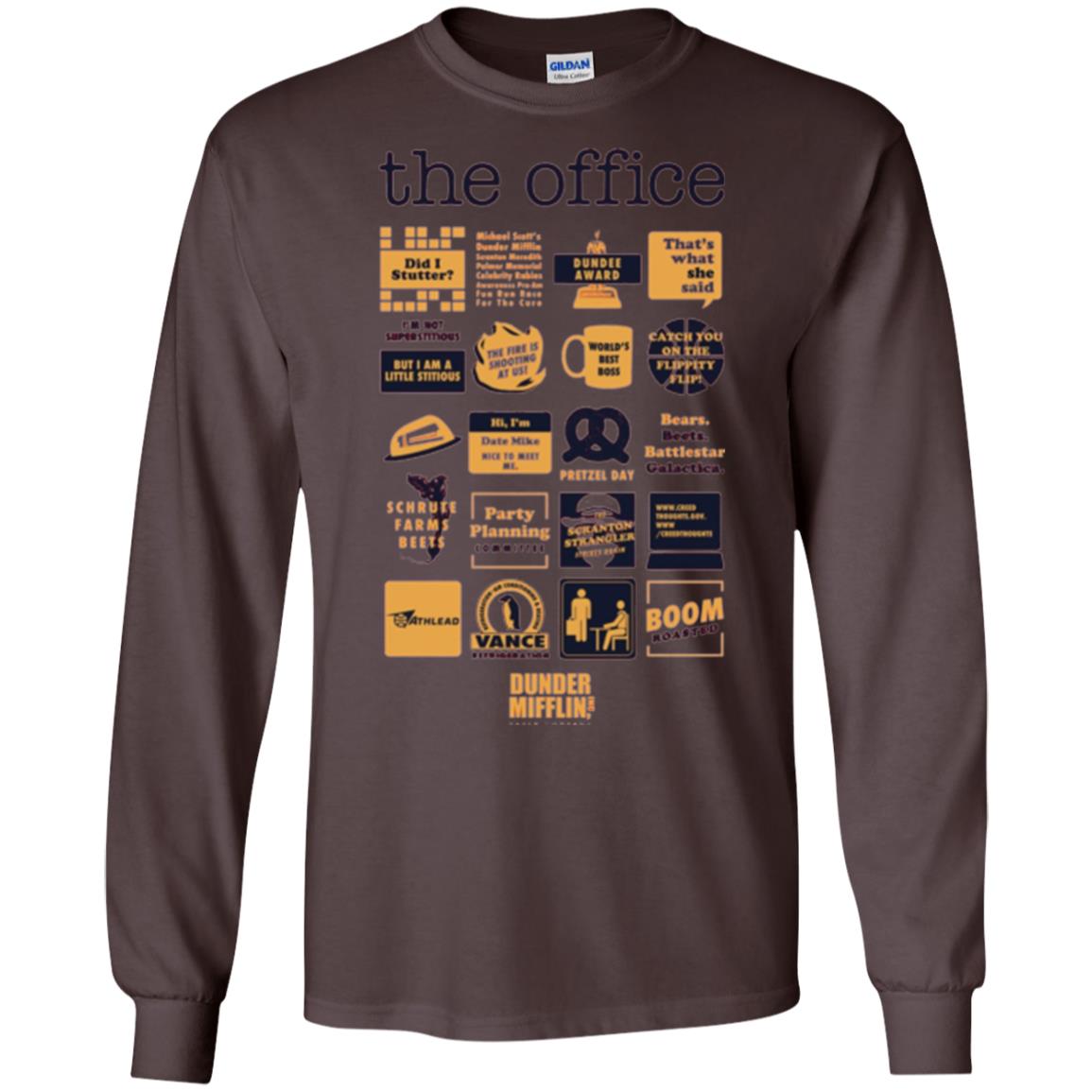 The Office T-shirt Dark Chocolate