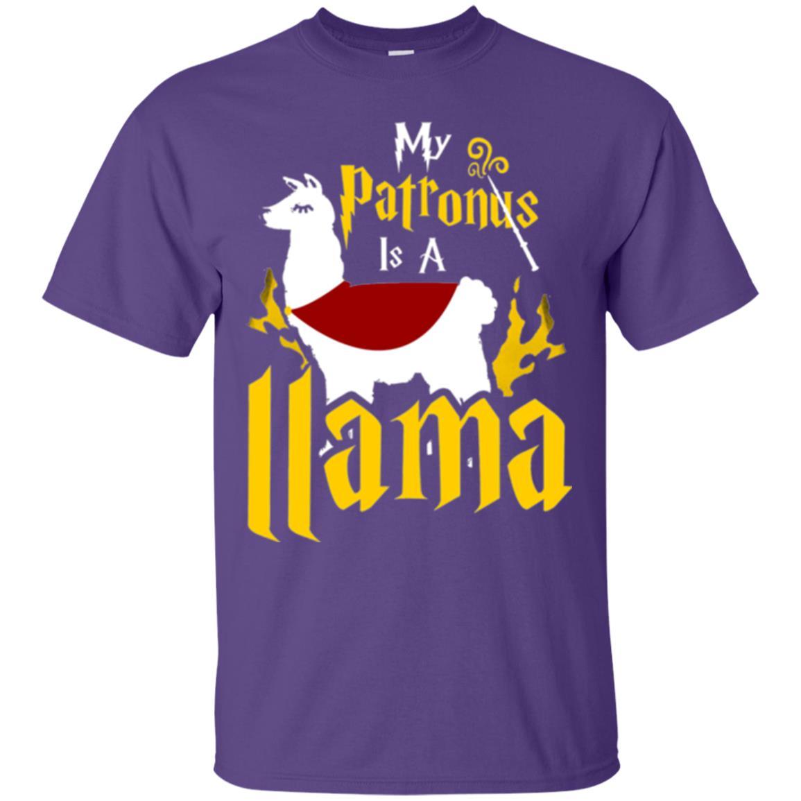 My Patronus Is A Llama T-shirt Purple