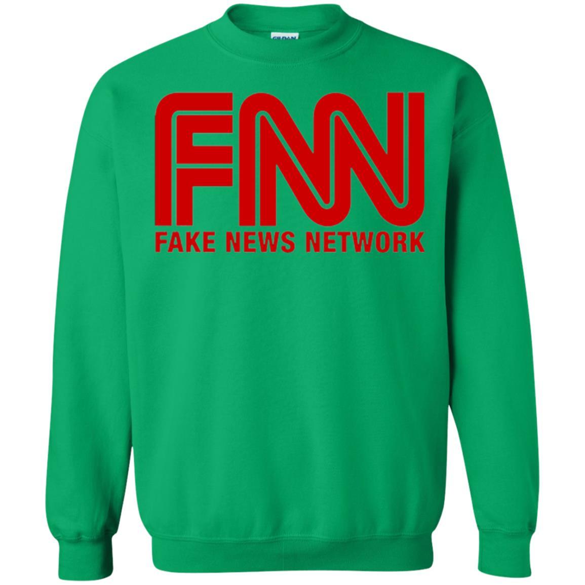 Anti Trump T-shirt Fnn Fake News Network T-shirt Irish Green