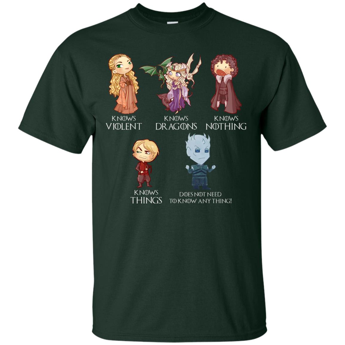 Know Something Game Of Thrones Fan T-shirt Forest
