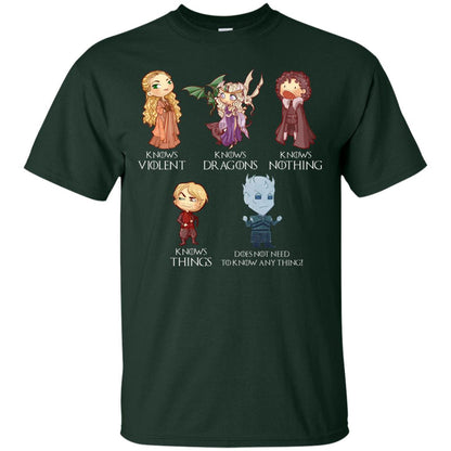 Know Something Game Of Thrones Fan T-shirt Forest