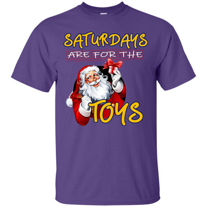Saturdays Are For The Toys Santa X-mas Gift Shirt Purple