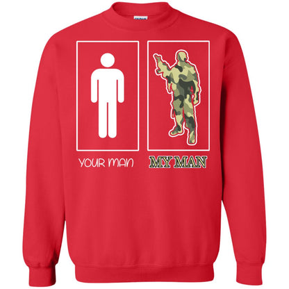 Your Man My Man Military Shirt Red
