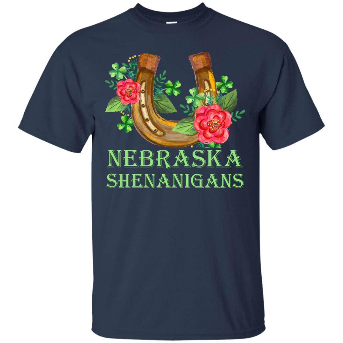 Horse Lover T-shirt Nebraska Shenanigans Navy