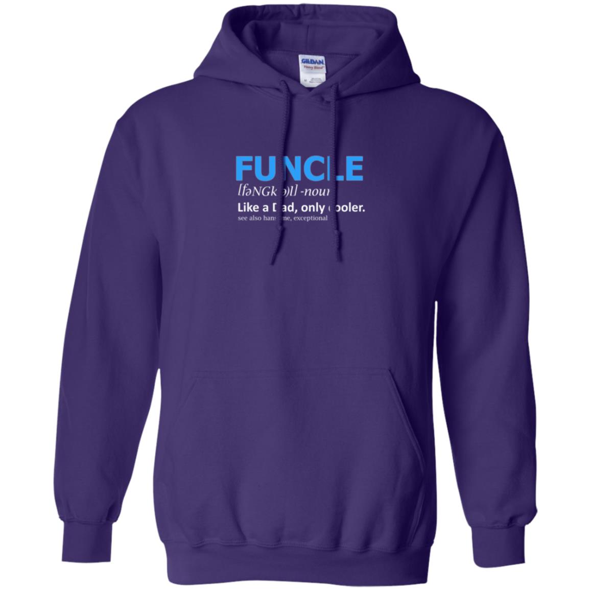 Uncle T-shirt Funcle Like A Dad Only Cooler Purple