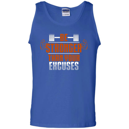 Be Stronger Than Your Excuses Fitness T-shirt Royal