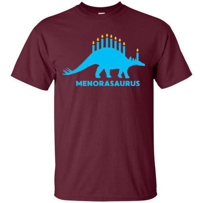 Dinosaur T-shirt Menorasaurus Maroon