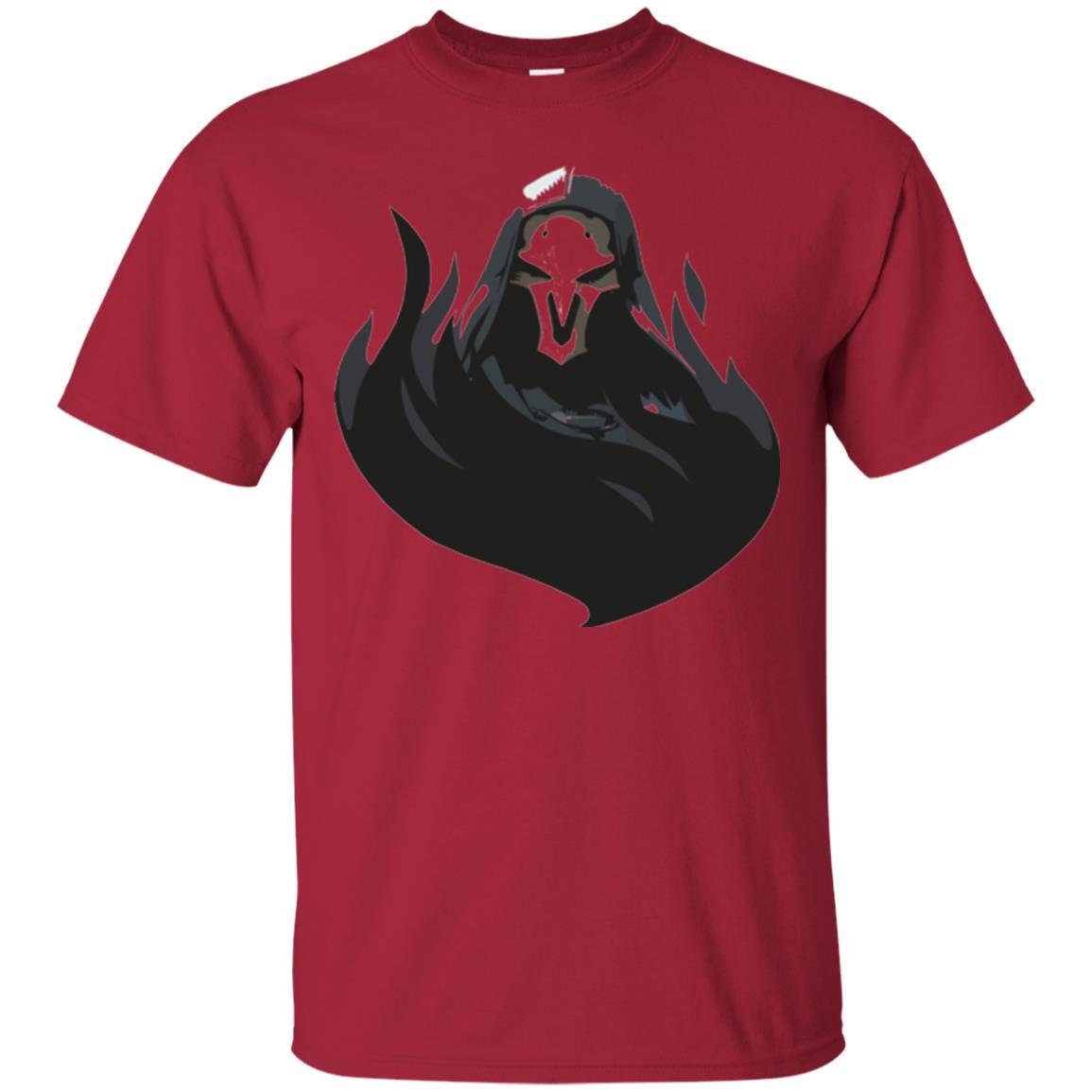 Overwatch Reaper Blossom Spray T-shirt Cardinal