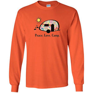Camping Lover T-shirt Peace Love Camp