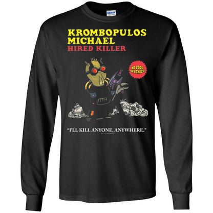 Film T-shirt Krombopulos Michael Hired Killer Black