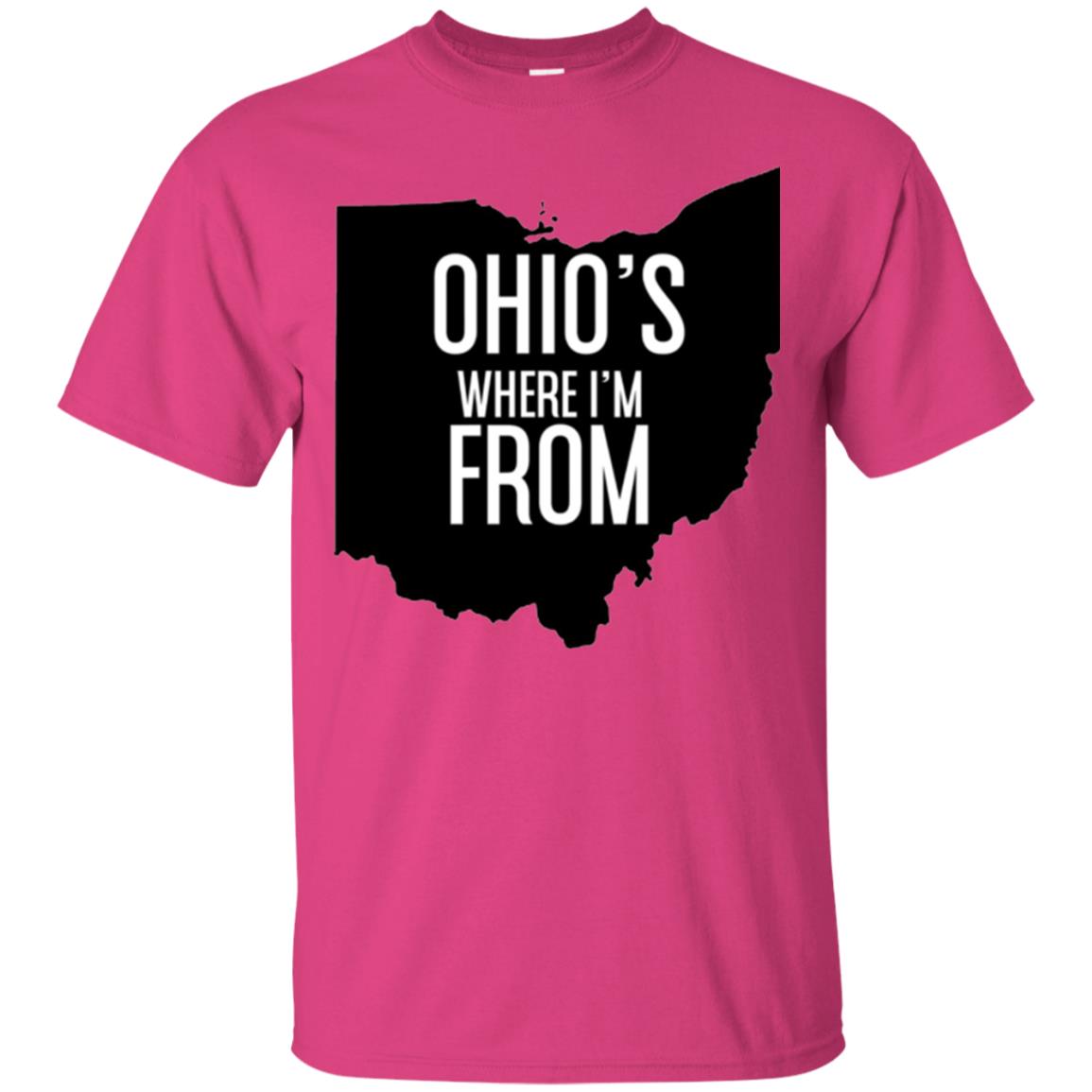 Ohio T-shirt Where I_m From Heliconia