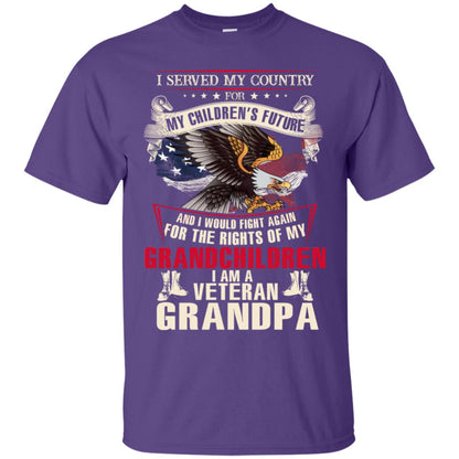I Served My Country For My Children's Future And I Would Fight Again For The Rights Of My Grandchildren Purple