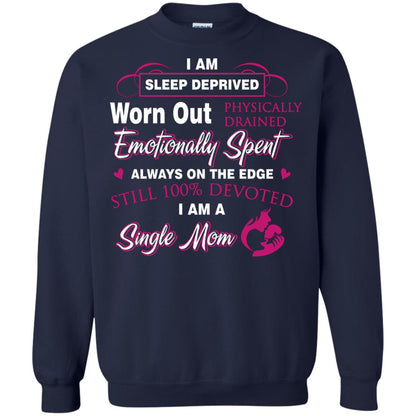 Always On The Edge Still 100_ Devoted I Am A Single Mom Navy