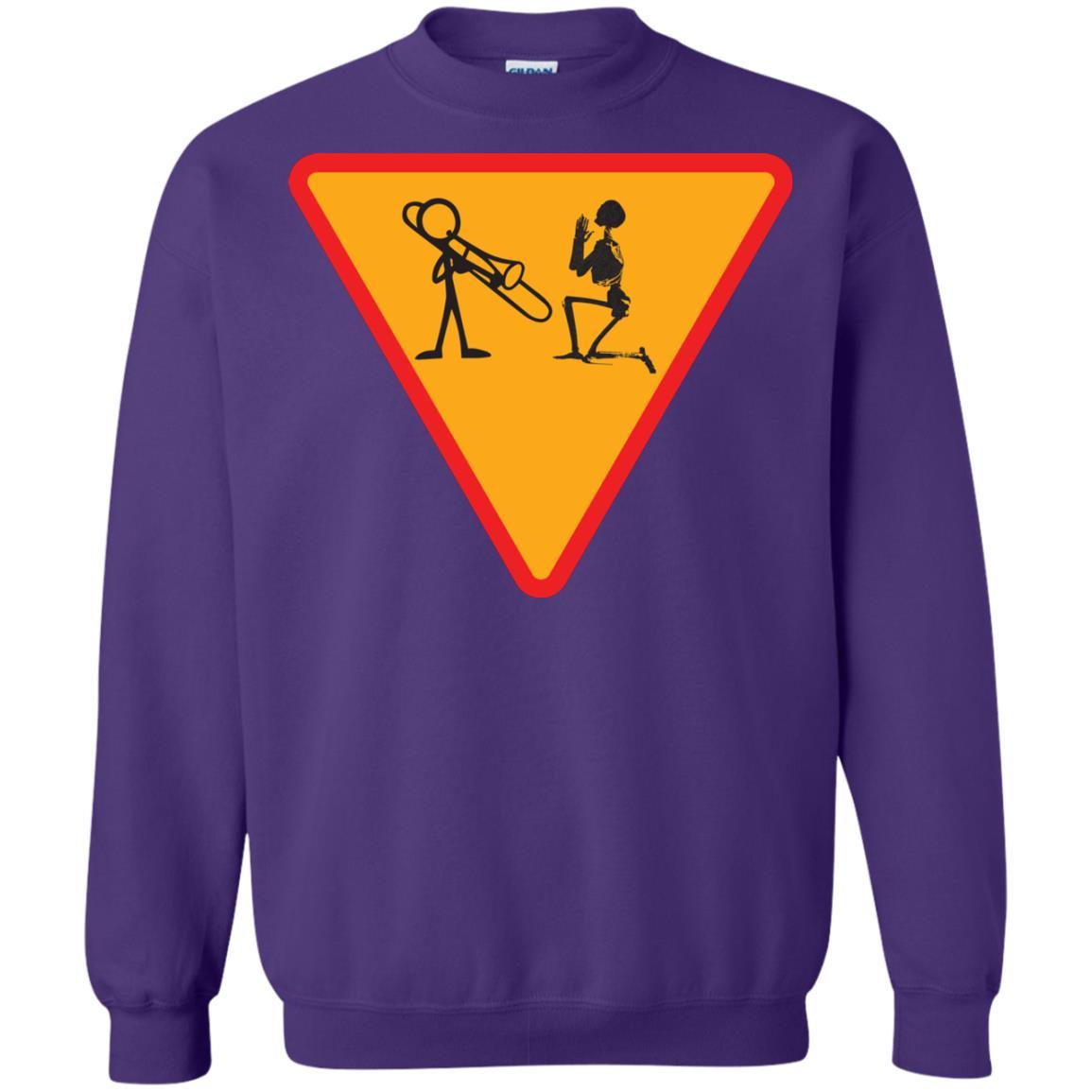 Trombone Lovers T-Shirt Funny Trombone Purple
