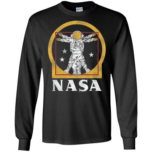 Vitruvian Astronaut T-shirt Black