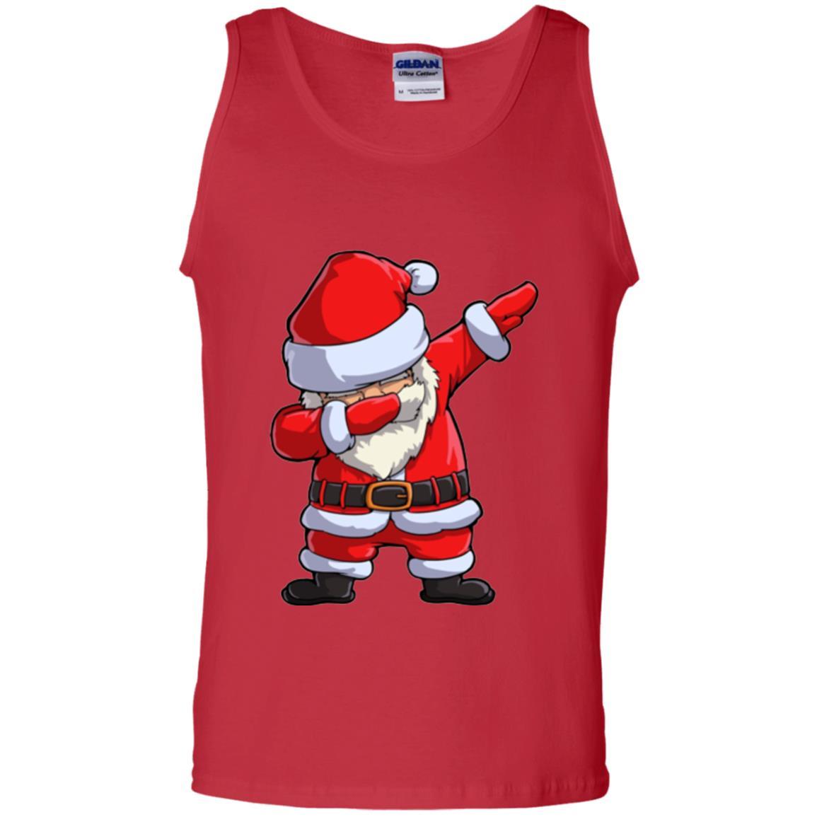 Christmas T-shirt Dabbing Santa Claus Red
