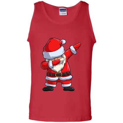Christmas T-shirt Dabbing Santa Claus Red