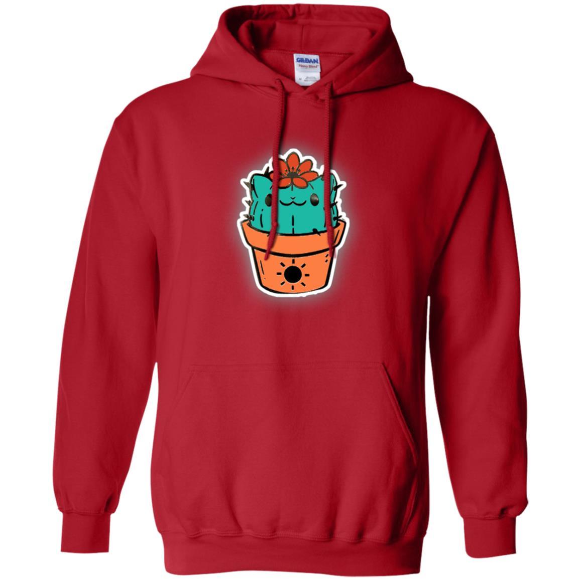 Cat Lover T-shirt Cactus Dog Catcus Red