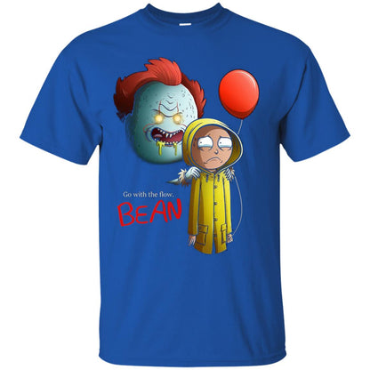 Go With The Flow It And Bean Horror Movie Shirt Royal