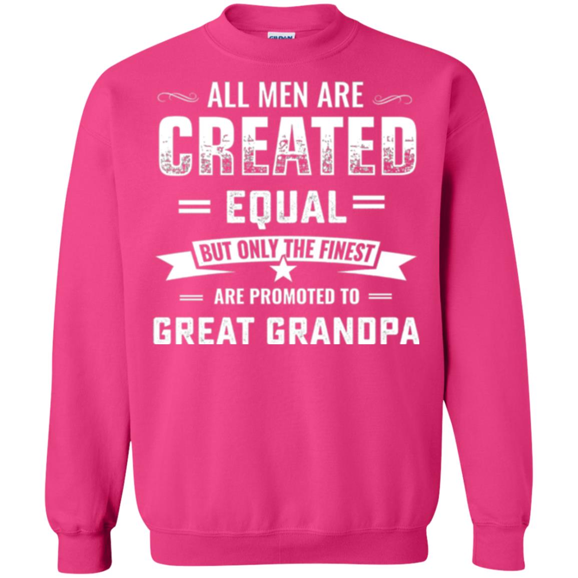 Papa T-shirt All Men Are Created Equal Heliconia