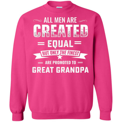 Papa T-shirt All Men Are Created Equal Heliconia