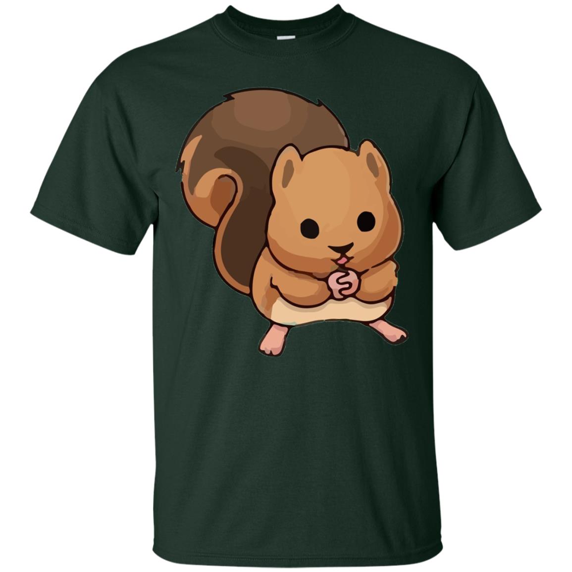Cute Squirrel Graphic T-shirt Forest