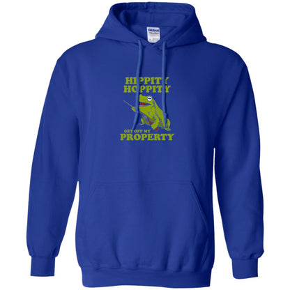 Frog Lover T-shirt Hippity Hoppity Get Off My Property Royal