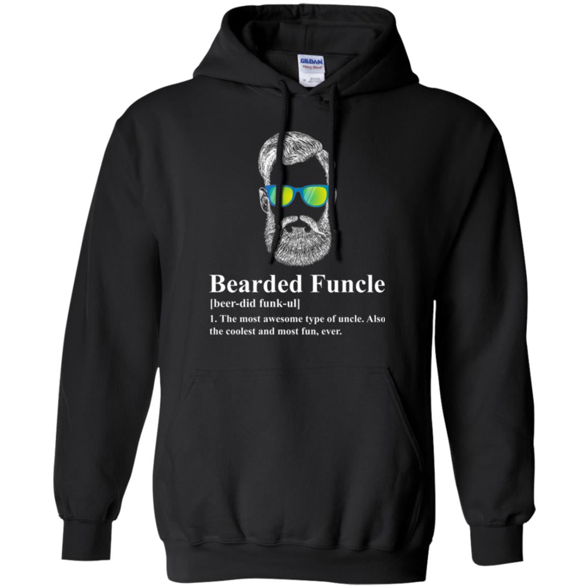 Uncle T-shirt Beared Funcle Black