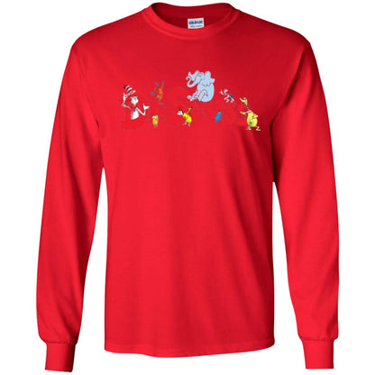 Dr. Seuss Family National Wear Red Day T-shirt Red