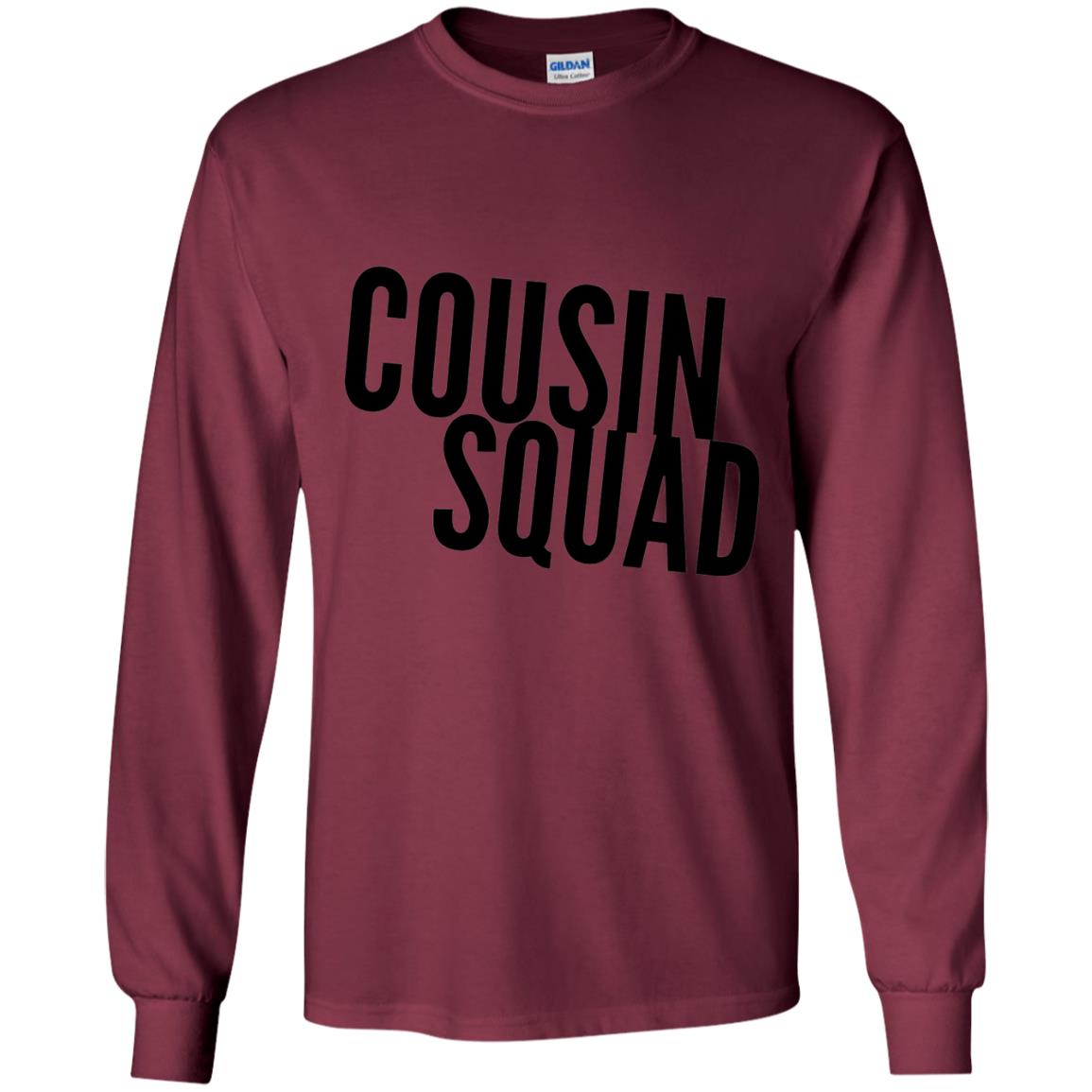 Cousin Squad T-shirt Maroon