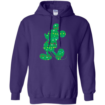 Christmas T-shirt Disney Mickey Mouse Fairy Lights Purple