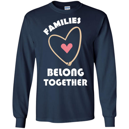 Families Belong Together Shirt For Members Of Family Navy