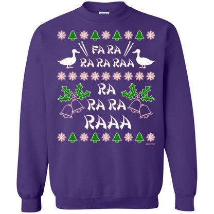 Christmas T-shirt Fa Ra Ra Chinese Duck Dinner Purple