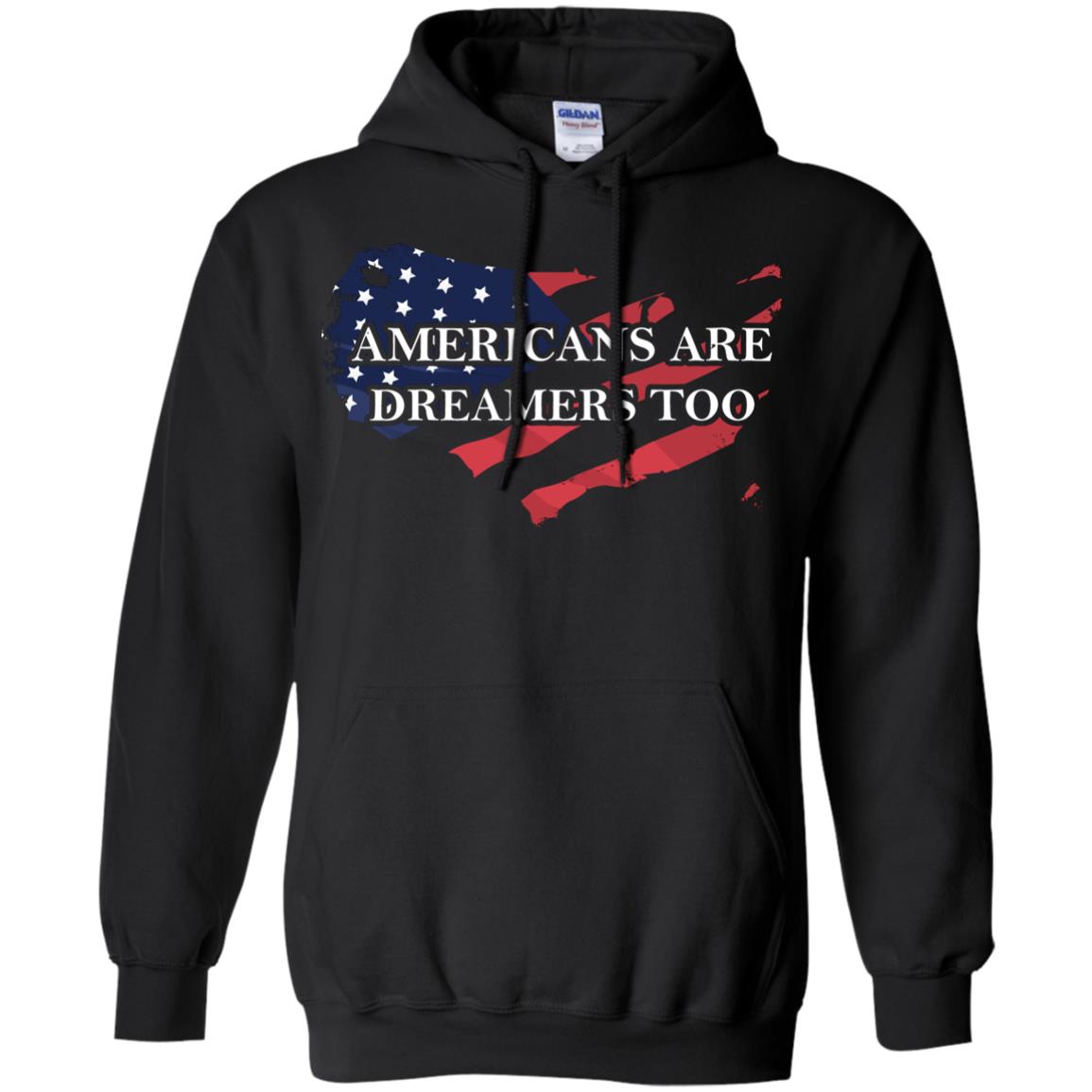 Americans Are Dreamers Too T-shirt Black