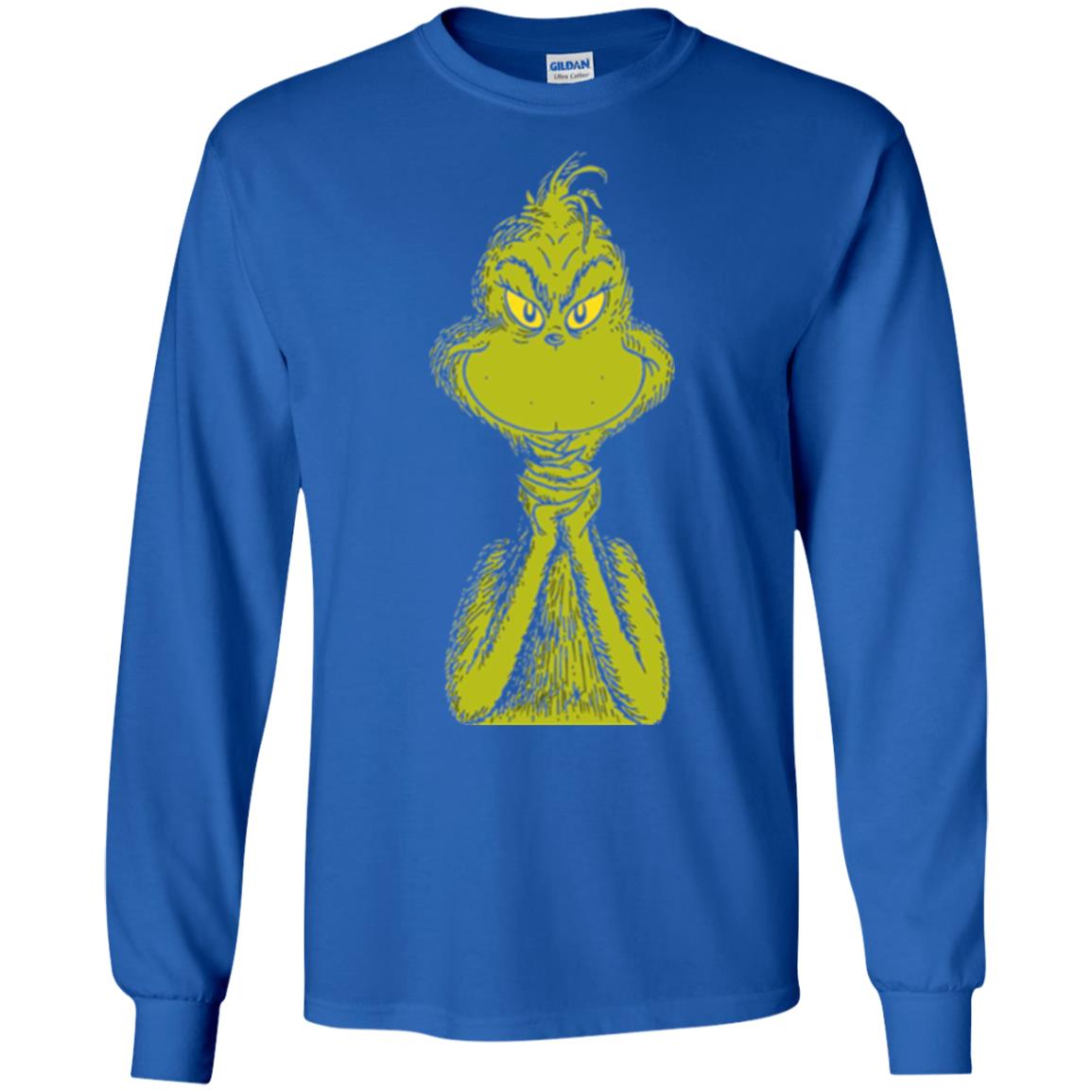 Dr. Seuss Classic Sly Grinch T-shirt Royal
