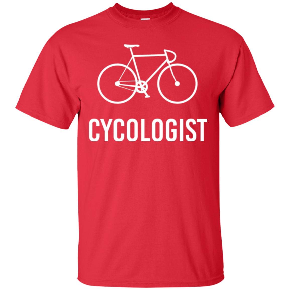 Bicycle Lovers T-shirt Cycologist Red