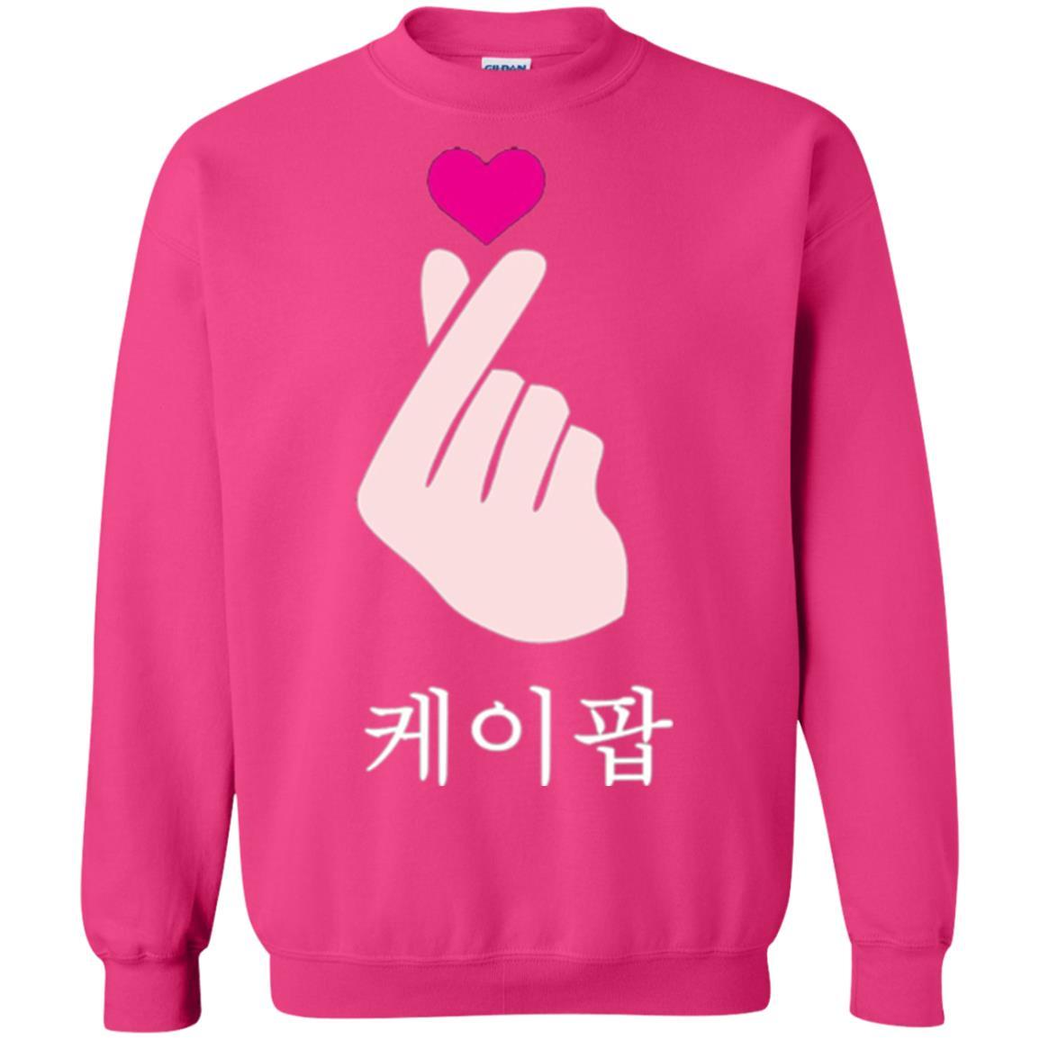 K-pop T-shirt Hand Symbol Cute Korean Music Heliconia