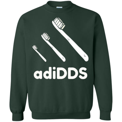 Dentist T-shirt Tooth Brush Adidds T-shirt Forest Green