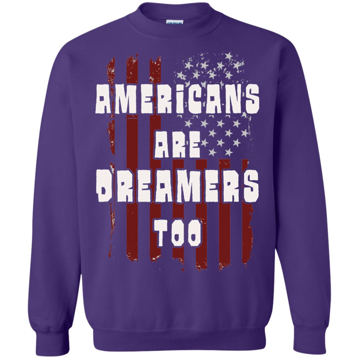 Anti Trump T-shirt Americans Are Dreamers Too Patriotic Pride Purple
