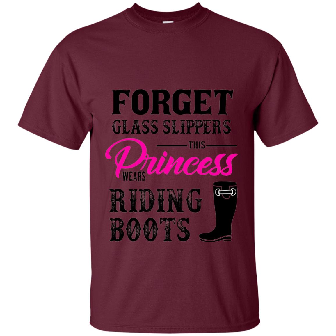 Forget Glass Slippers Princess Wears Riding Boots Maroon