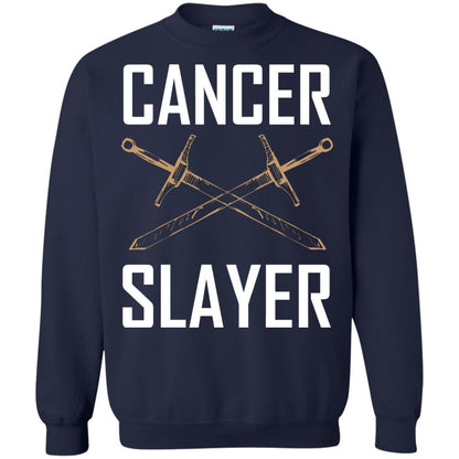 Cancer Slayer Cancer Survivor Shirt Navy