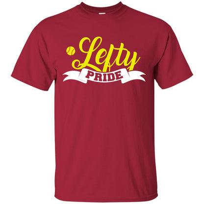 Lefty Pride Softball Shirt Cardinal